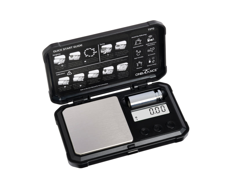 PR-100-BK On Balance PREDATOR Pocket Scale - Black 100g x 0.01g