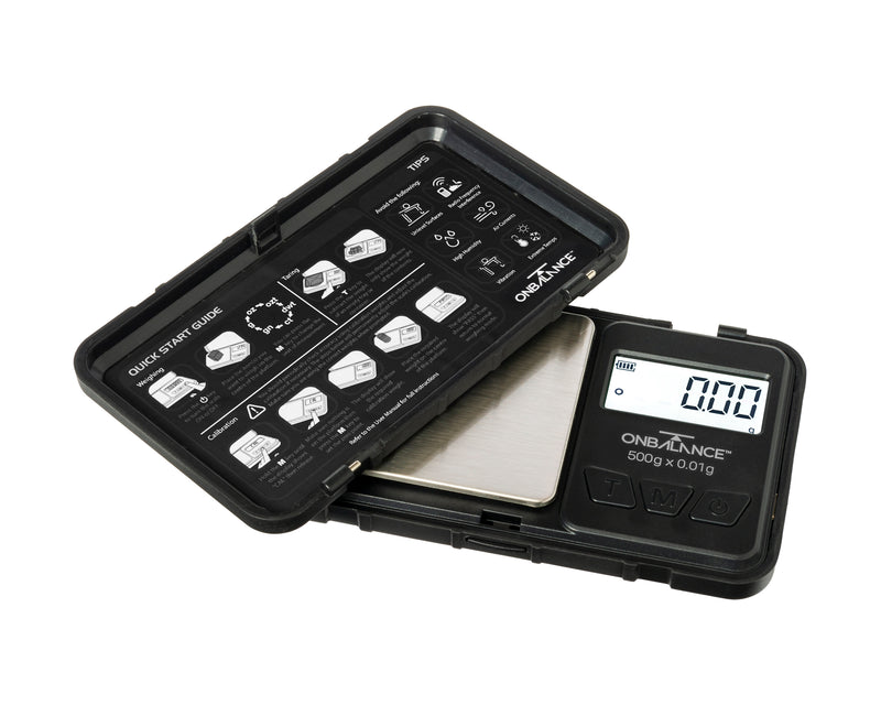 RO-500-BK On Balance ROBUST Pocket Scale - Black 500g x 0.01g